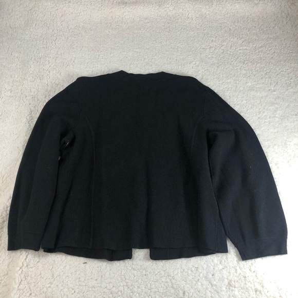 Jones New York 📌 medium NWT black cape jacket, heavy material one top button - Picture 5 of 9